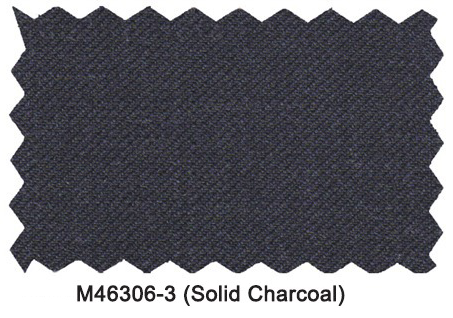 Mantoni charcoal wool suit by Albertonardoni. Solid charcoal, textured weave. Two-button front. Durable, structured wool fabric, ideal for tailored designs.
