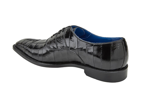 Belvedere Mare - Black Ostrich Leather Luxury Shoe