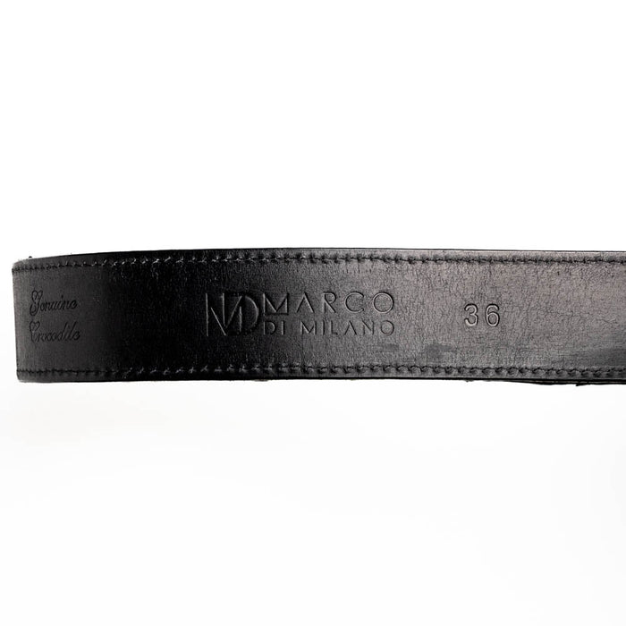 Marco_Di_Milano Marlboro Belt Black Leather Shoe