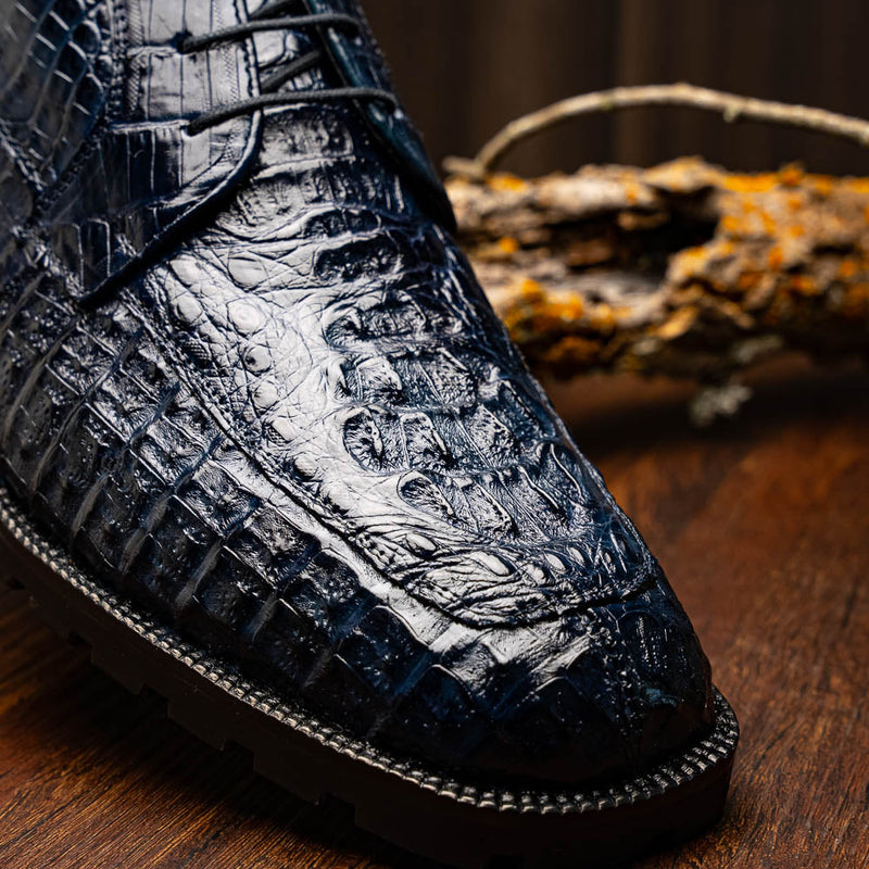 Marco Di Milano Martinelli Navy Leather Shoe