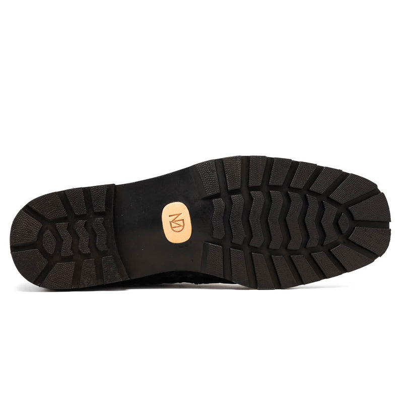 Marco Di Milano Martinelli Black Leather Dress Shoe
