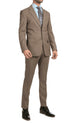 Mason  Sand  Men'S Premium 2 Piece Wool Slim Fit Suit