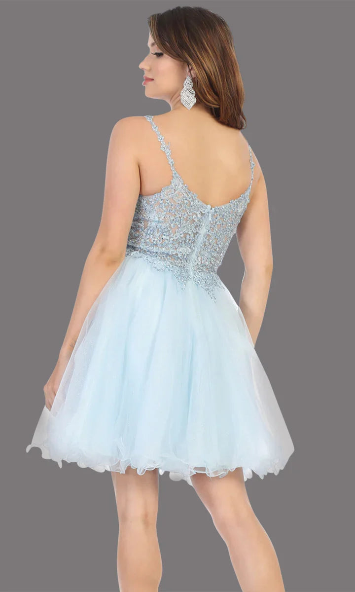 Dama Dresses for Quinceanera in Silver Style MQ1693 Quince Outfit