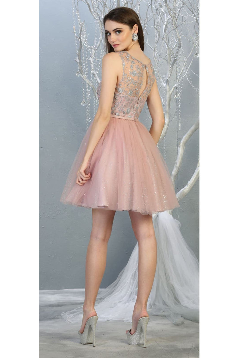 Dama Dresses for Quinceanera in Mauve Style  MQ1803 Quince Outfit