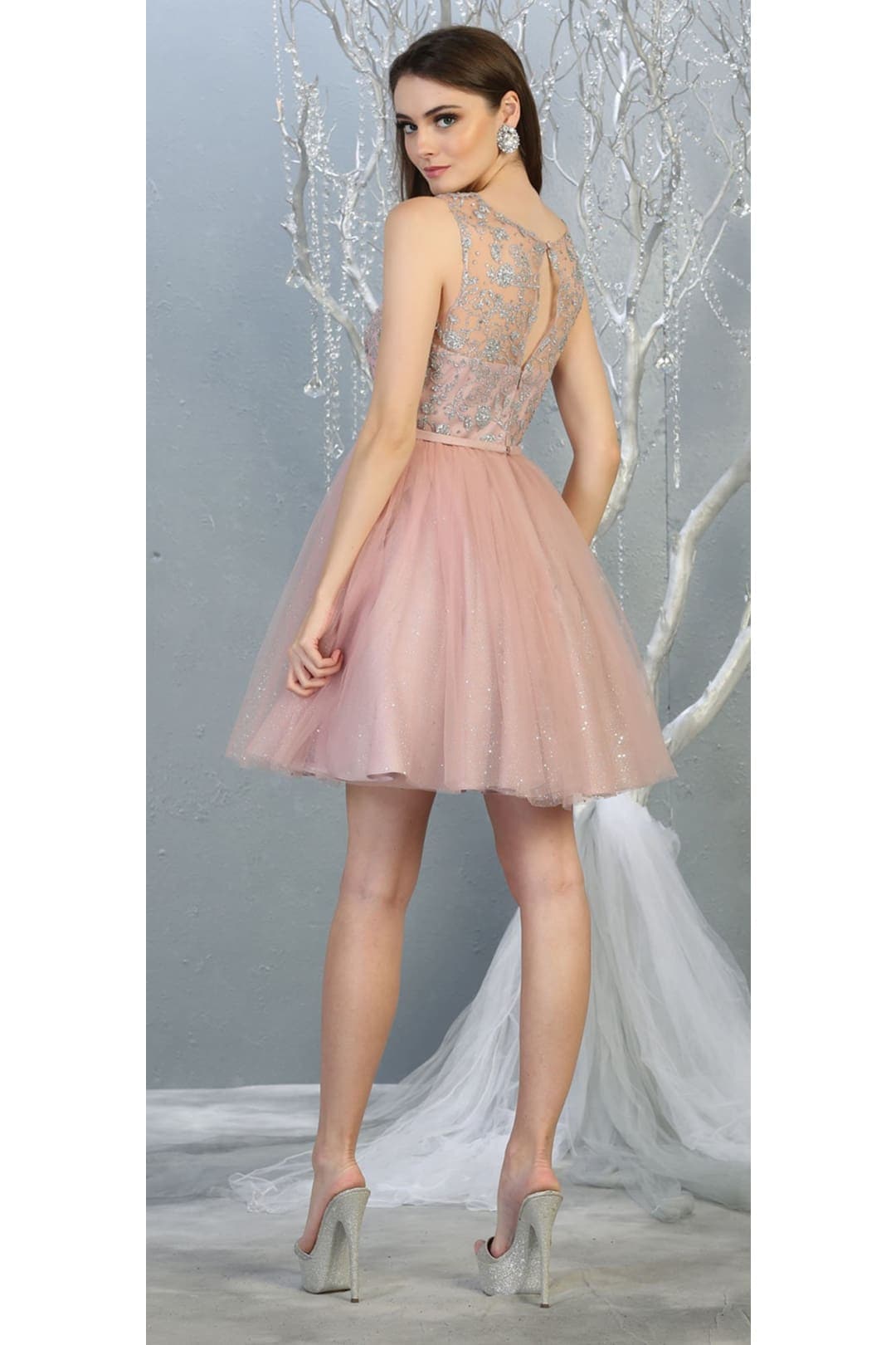 Dama Dresses for Quinceanera in Mauve Style  MQ1803 Quince Outfit