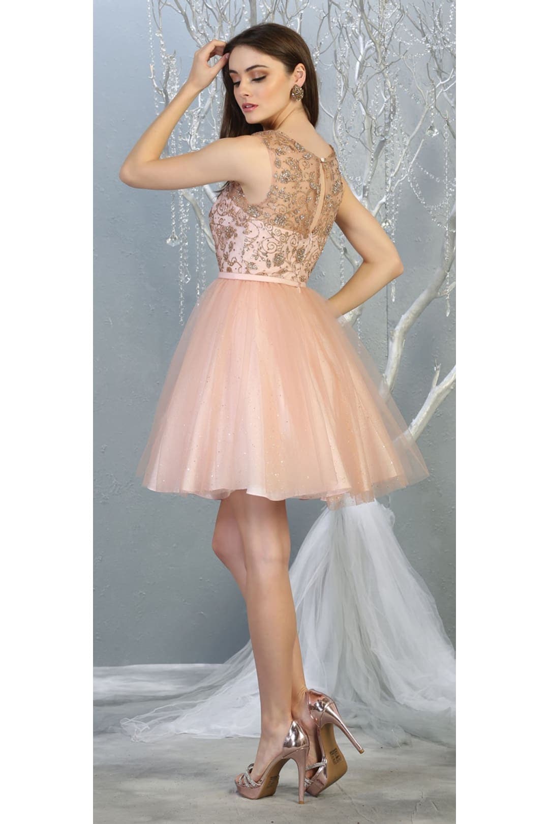 Dama Dresses for Quinceanera in Blush Style MQ1803 Quince Outfit