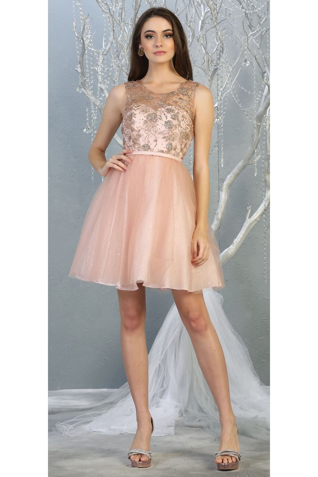 Dama Dresses for Quinceanera in Blush Style MQ1803 Quince Outfit