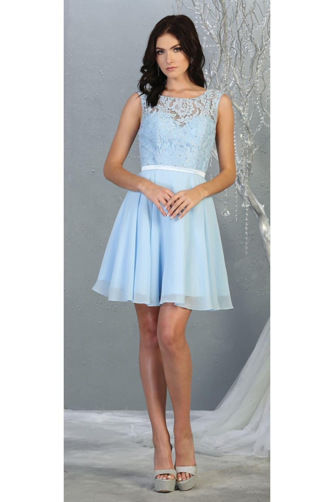 Dama Dresses for Quinceanera in Baby Blue Style MQ1814 Quince Outfit