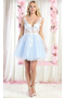 Dama Dresses for Quinceanera in Baby Blue Style MQ1863 Quince Outfit