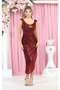Dama Dresses for Quinceanera in Burgundy Style MQ1914 Quince Outfit