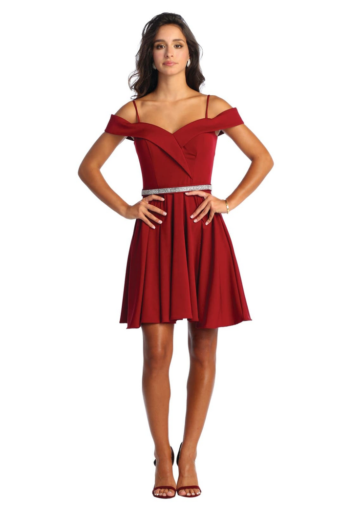 Dama Dresses for Quinceanera in Burgundy Style MQ1916 Quince Outfit