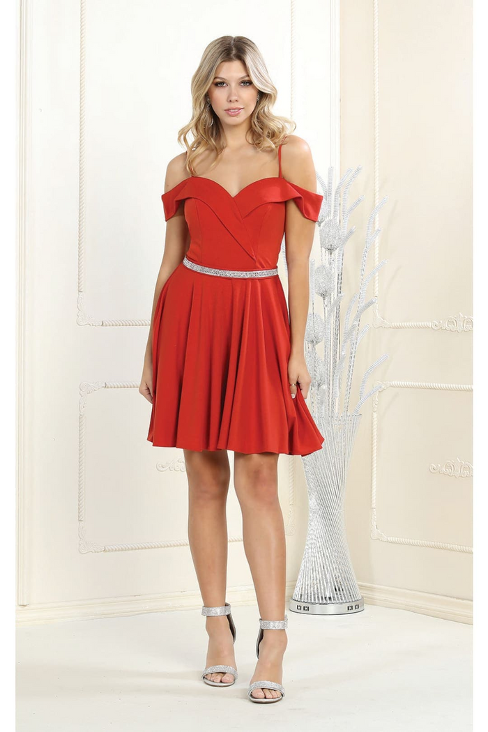 Dama Dresses for Quinceanera in Rust Style MQ1916 Quince Outfit