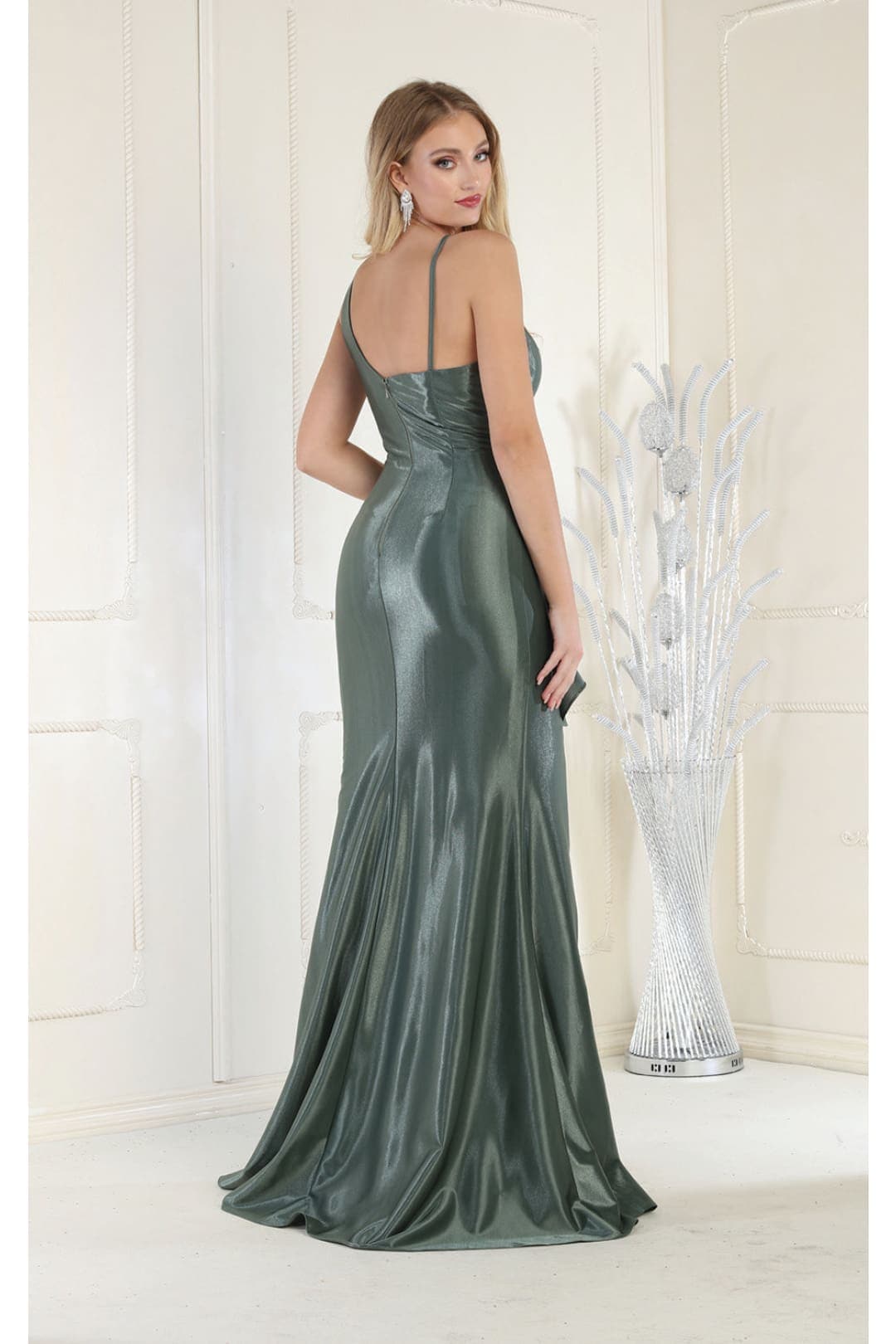 May Queen MQ1932 Ruffled Mermaid Formal Gown