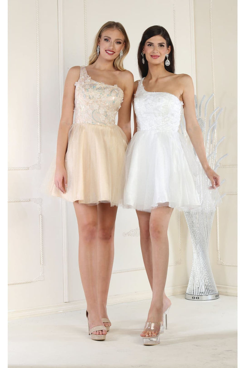 Dama Dresses for Quinceanera in Champagne Style MQ1937 Quince Outfit