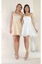 Dama Dresses for Quinceanera in Champagne Style MQ1937 Quince Outfit