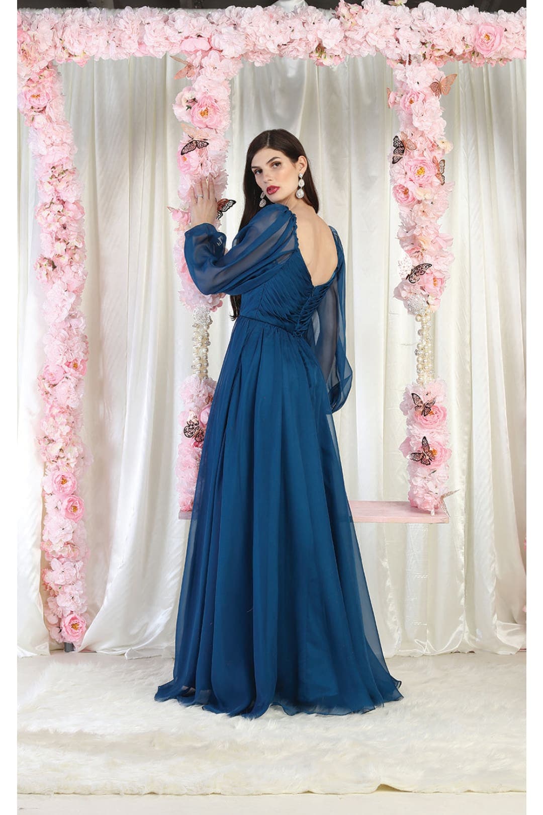 Chiffon Mother Of The Bride Gown MQ1990