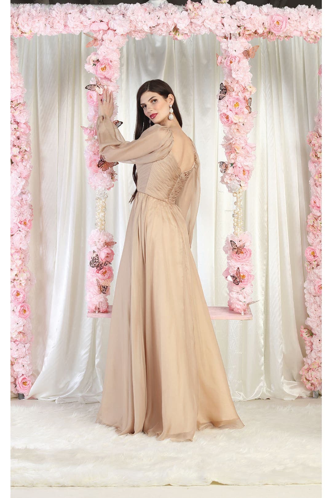 Chiffon Mother Of The Bride Gown MQ1990