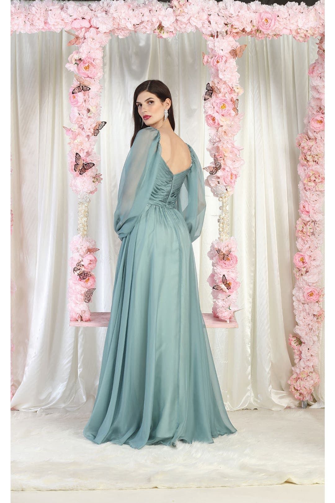 Chiffon Mother Of The Bride Gown MQ1990