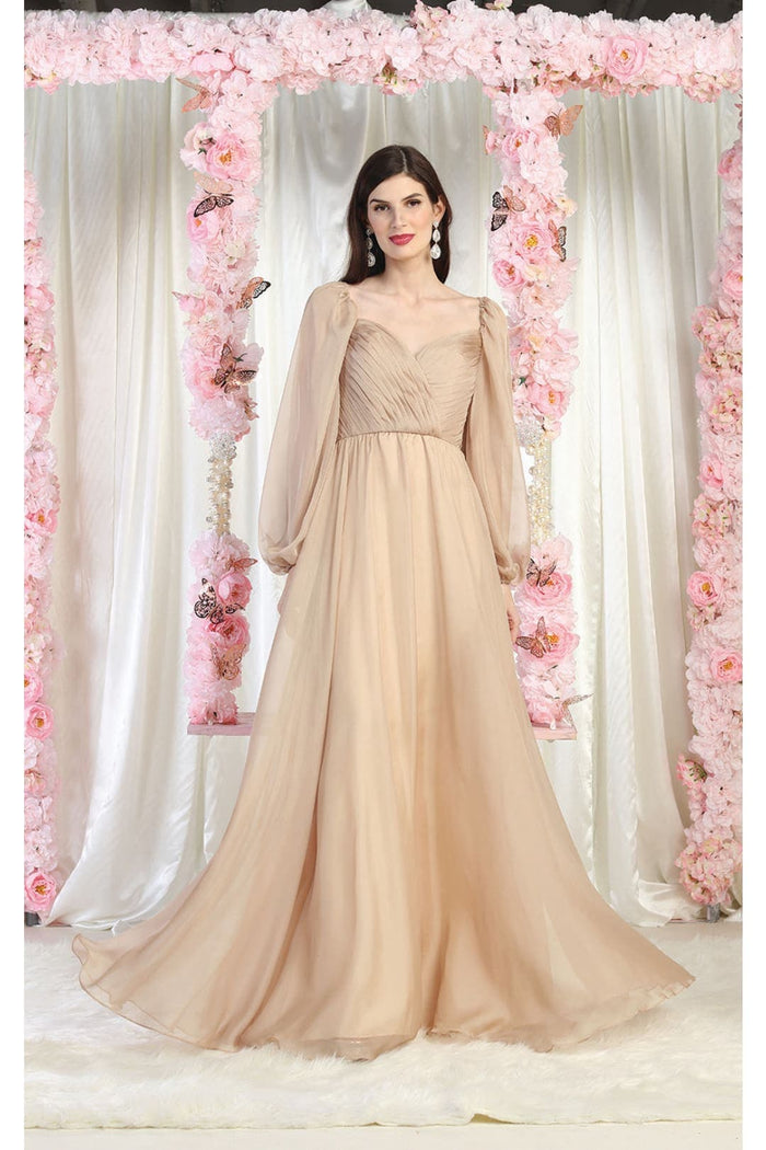 Chiffon Mother Of The Bride Gown MQ1990