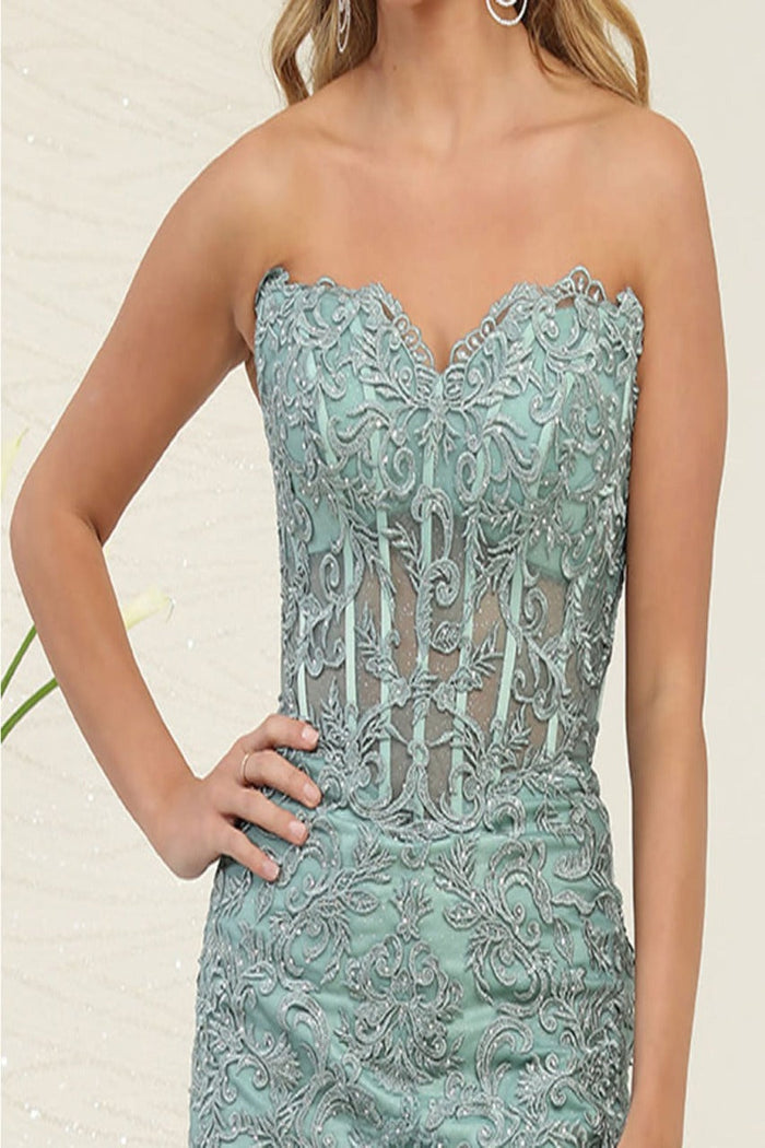 Dama Dresses for Quinceanera in Sage Style MQ2076 Quince Outfit