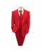 Mazari 1B Peak Lapel Pinstripe Vested Suit