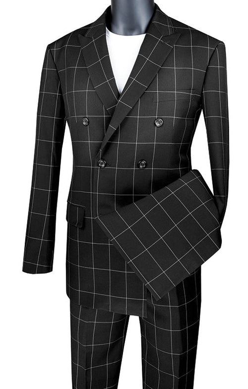 stylish-black-windowpane-blazer