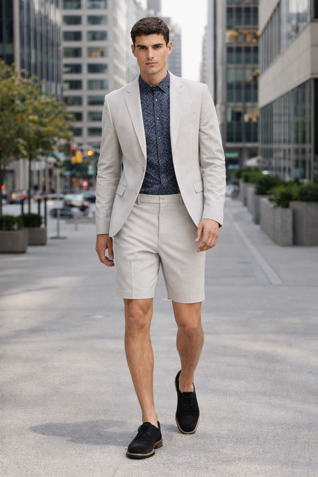 Men Blazer With Shorts - Summer Blazer with shorts