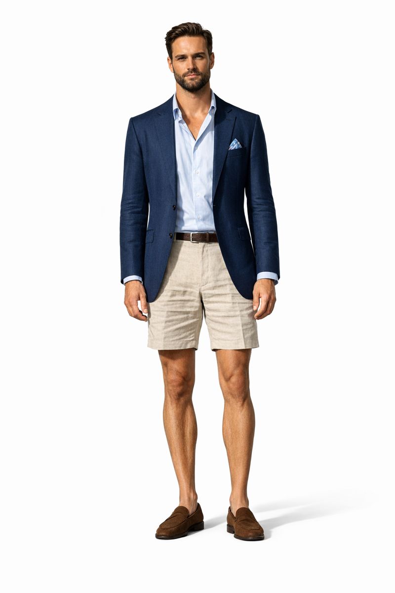 Men Blazer With Shorts - Summer Blazer with shorts