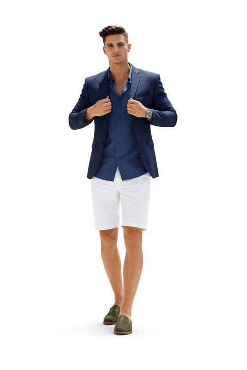 Men Blazer With Shorts - Summer Blazer with shorts