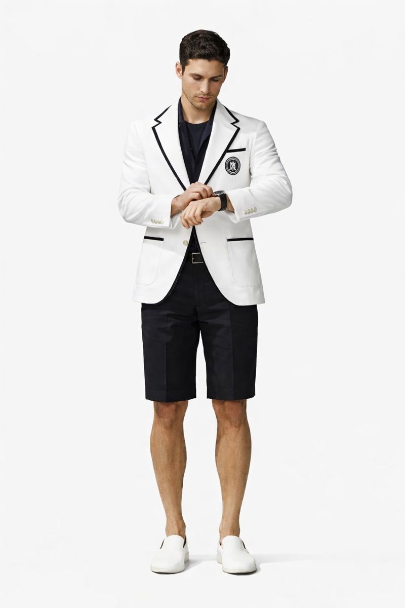 Men Blazer With Shorts - Summer Blazer with shorts