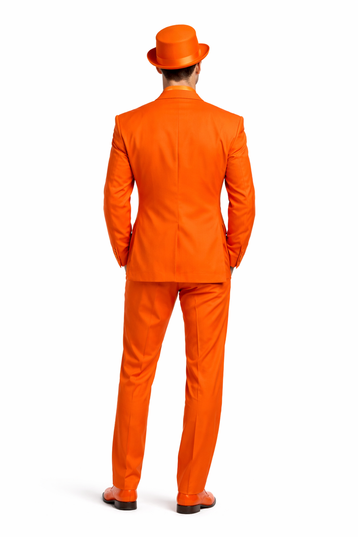 Blue and Orange Tuxedo