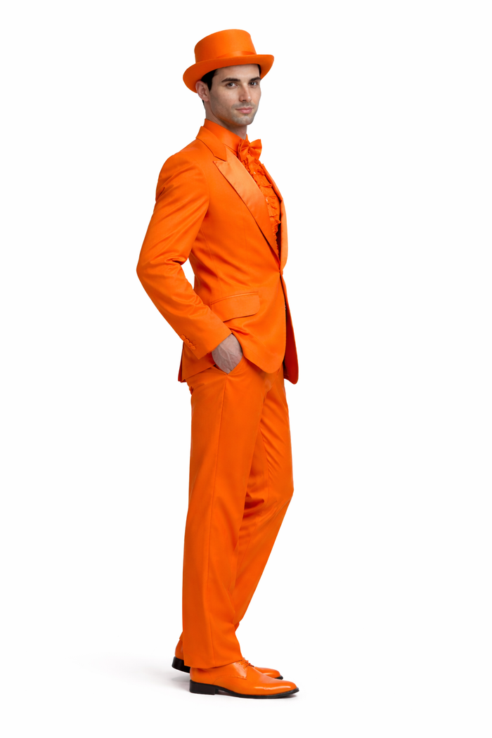 Blue and Orange Tuxedo