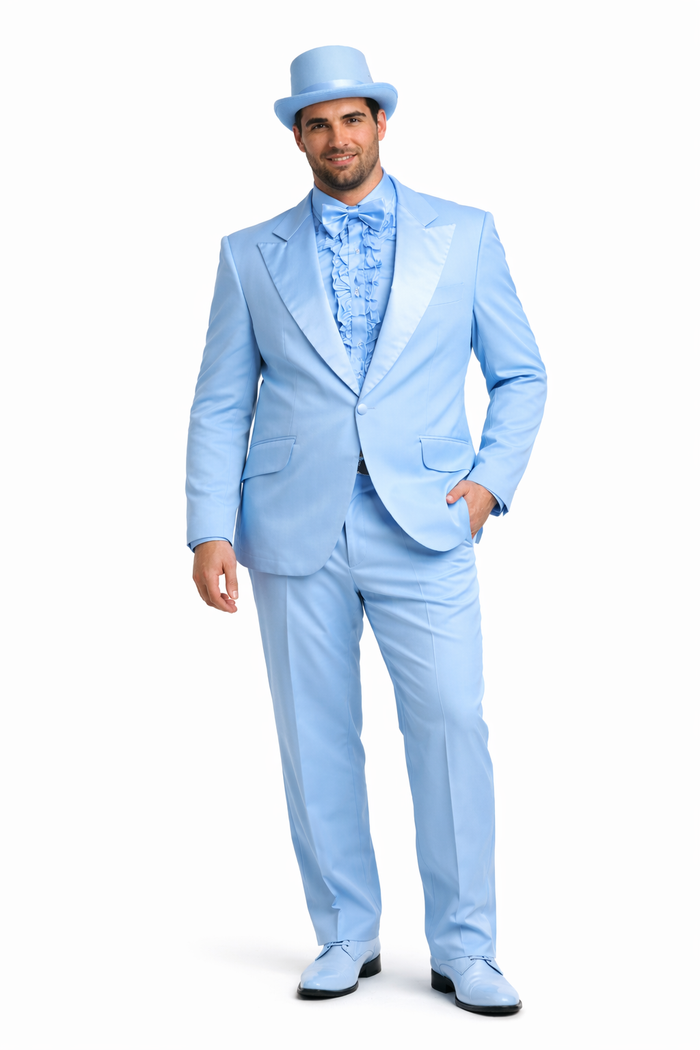 Blue and Orange Tuxedo