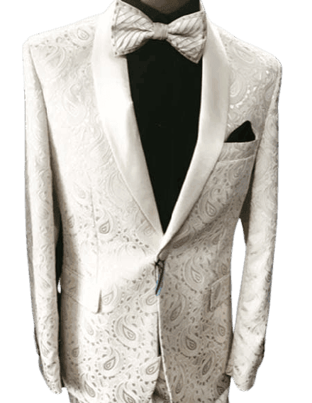 Paisley-300 Ivory - AlbertoNardoniStore