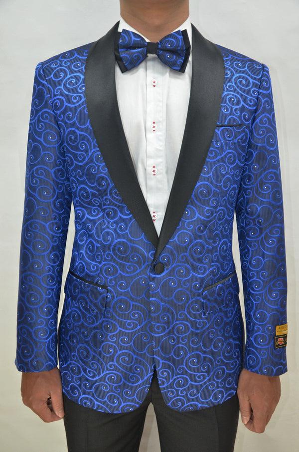 Royal Blue Groomsmen Suits - AlbertoNardoniStore