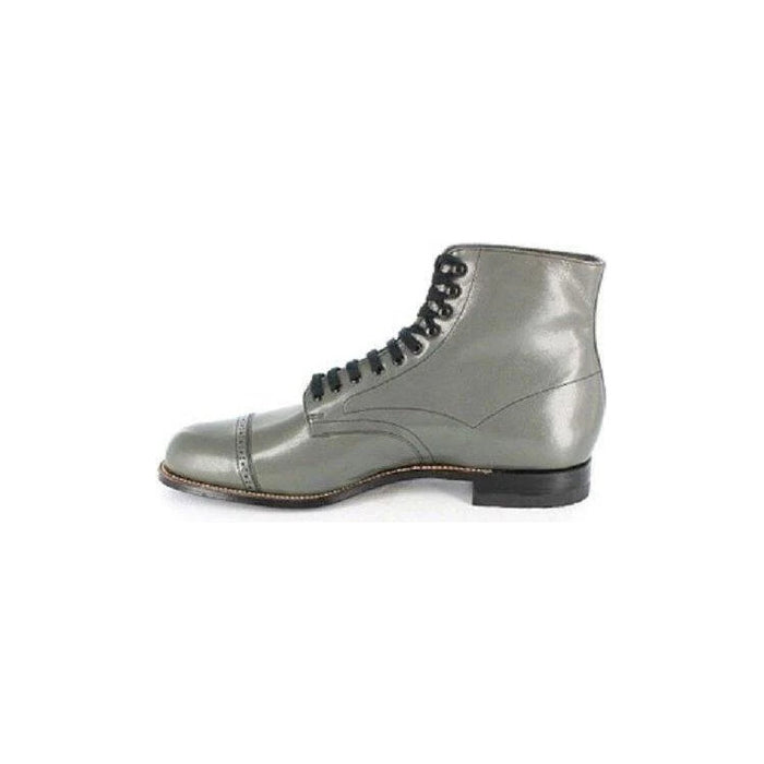 Men Leather Stacy Adams Madison Ankle Boot Biscuit High top 00015-10 Gray