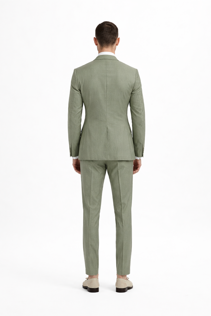 Men Light Green Suit
