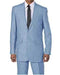 Men's 2 Button Vented Jacket With Pleated Pant Executive Full Cut Suits - AlbertoNardoniStore