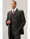 Men's 2 Button Vented Jacket With Pleated Pant Executive Full Cut Suits - AlbertoNardoniStore