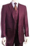 Men's 2 Button Vented Jacket With Pleated Pant Executive Full Cut Suits - AlbertoNardoniStore