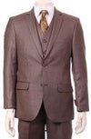 Men's 2 Button Vented Jacket With Pleated Pant Executive Full Cut Suits - AlbertoNardoniStore
