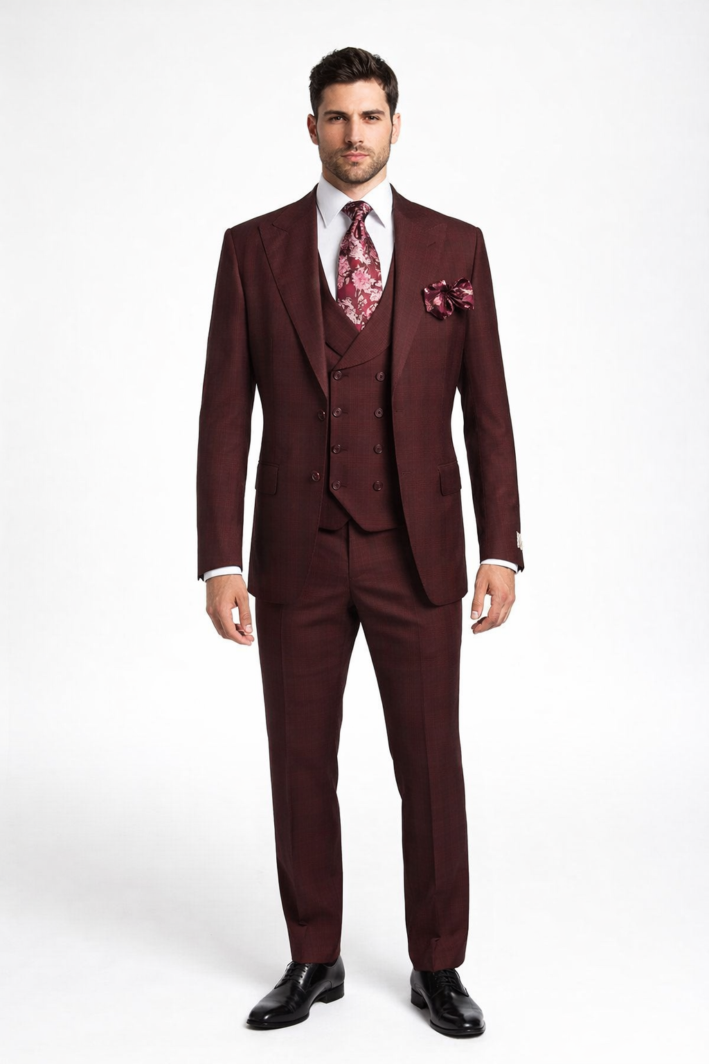 Rossiman Men's Formal Dress Suit â€“ Elegant Tailored Suit