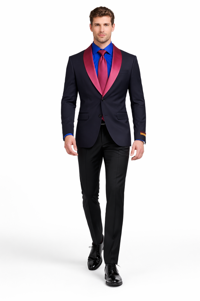 Men’s Designer Tuxedo Suit for Wedding & Prom – Modern Luxury Formalwear