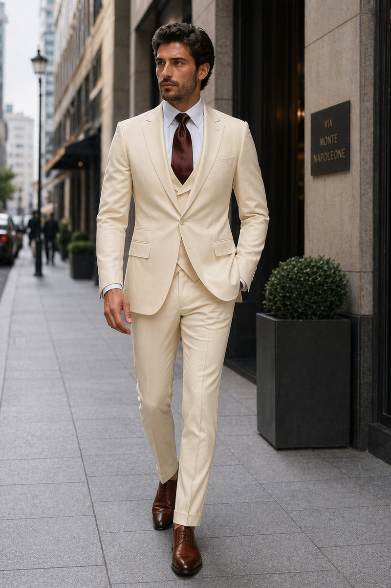 Mens Rossi Man Paul RM1394 - Stylish Tailored Fit Suit | Modern Formalwear for Men
