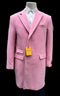 Men's Wool Car Coat Light Pink Topcoat - AlbertoNardoniStore