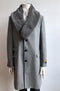 Men's Wool Car Light Gray Topcoat - AlbertoNardoniStore