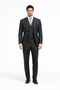 Gangster Suit - Mobster Suit - Mafia Suit For Mens 2 Button Gangster Pinstripe Suit in Black