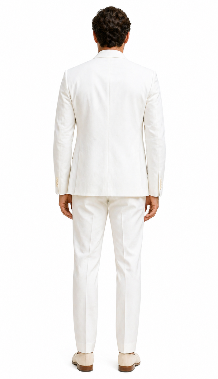 Men's Beach Wedding Attire Suit Menswear White $199