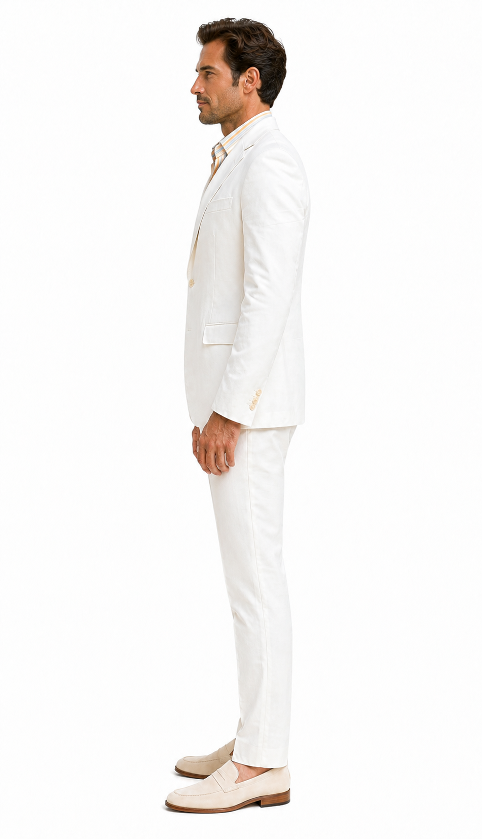 Men's Beach Wedding Attire Suit Menswear White $199