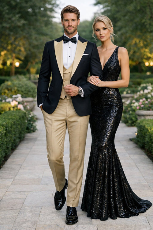 Tan Tuxedo - Beige Champagne Color Tuxedo